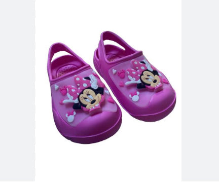 Sandalias Tipo crocs con Luces Minnie Mouse