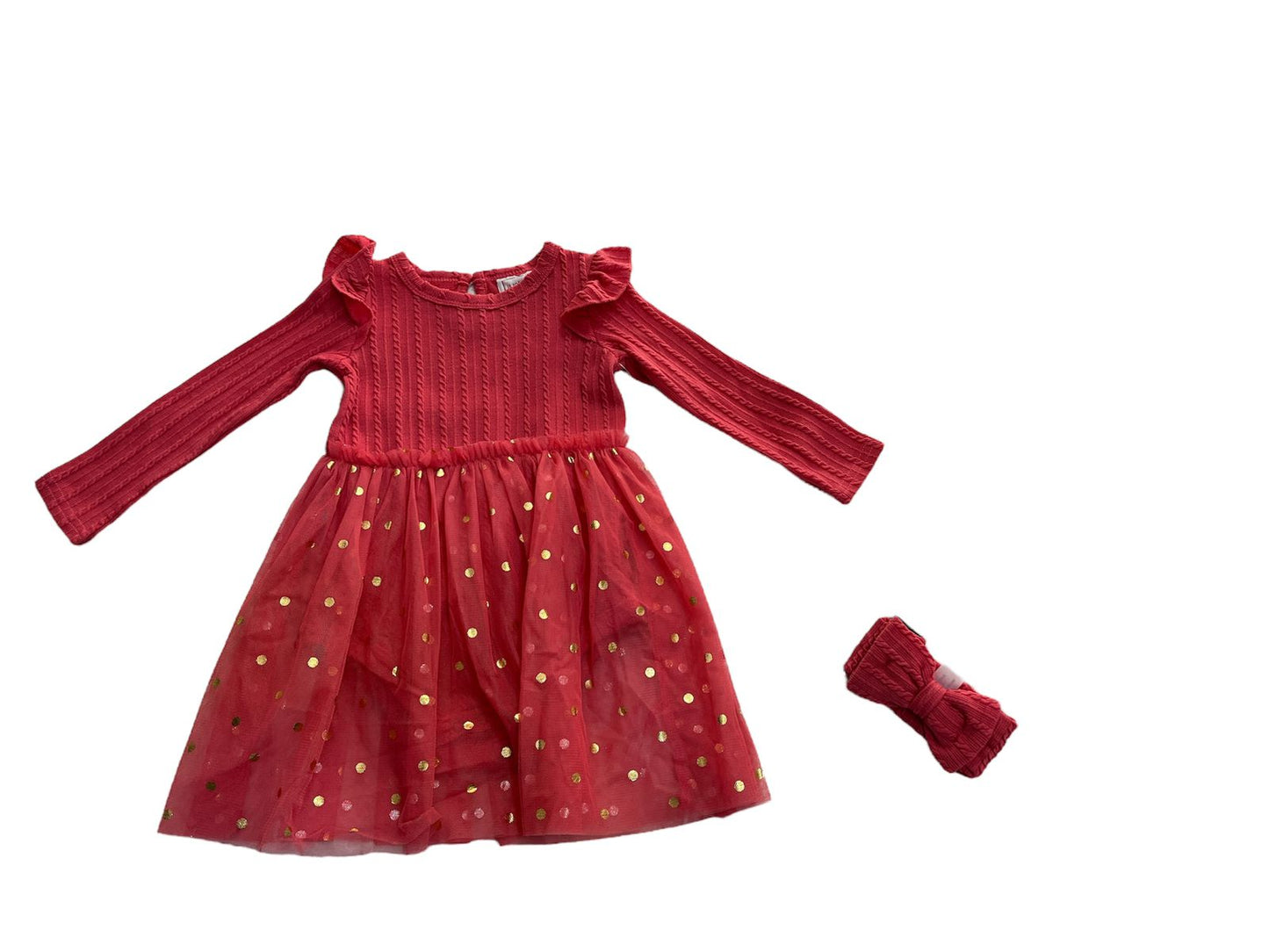 Vestido ML + bandita Rosa