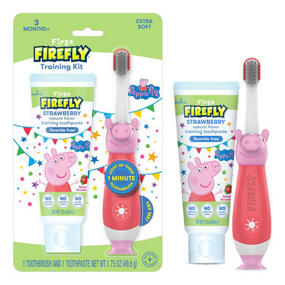 Cepillo de dientes + pasta Peppa 3m+