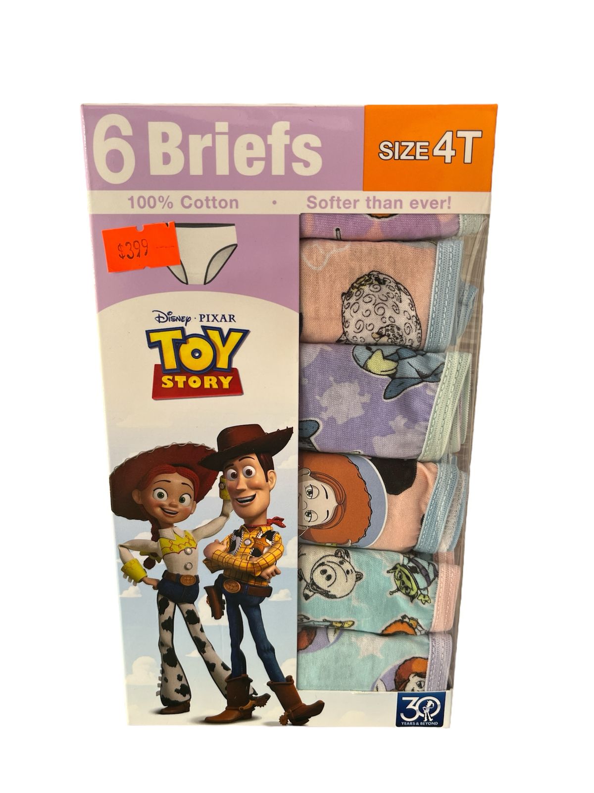 6 calzoncitos Toy Story
