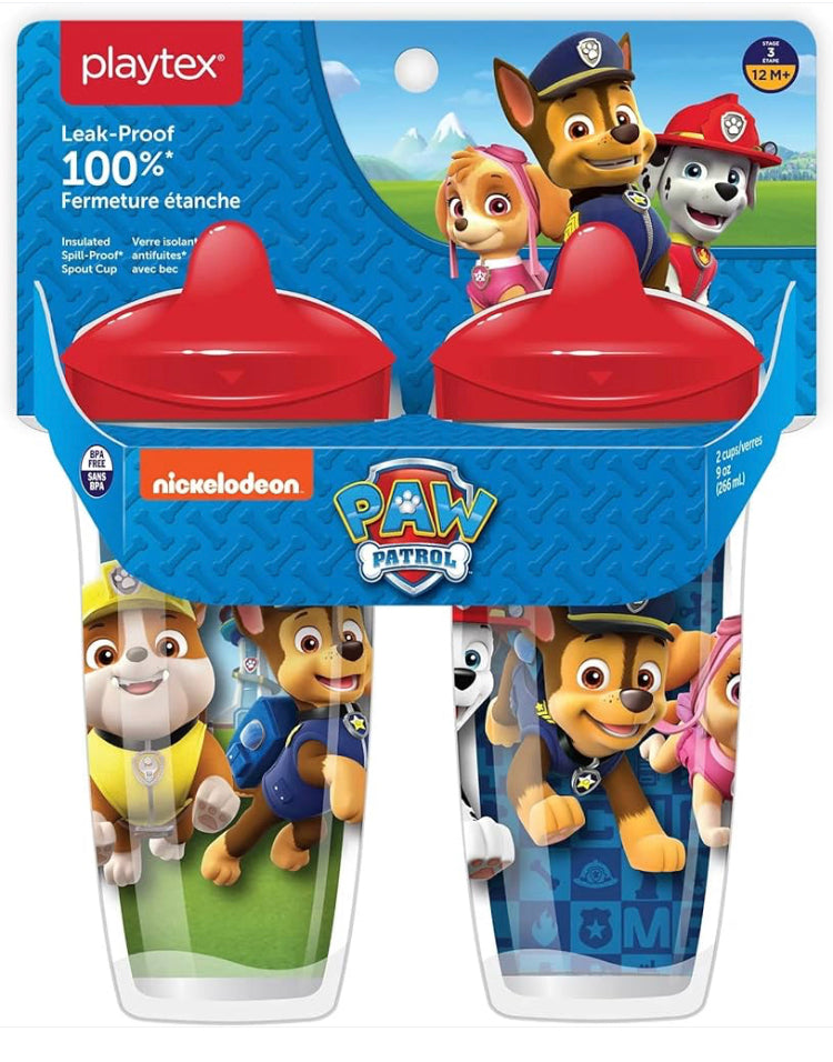 2 pack vasos Paw patrol 9oz 12m+