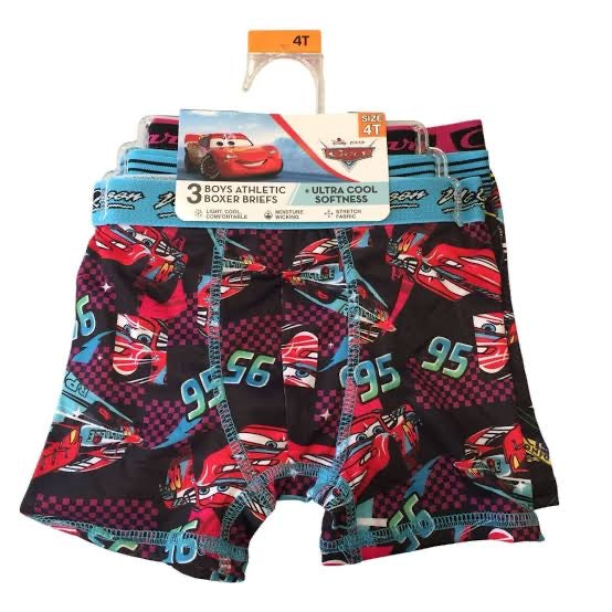3 pack boxers Cars
