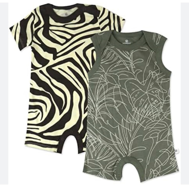 2 rompers Honest