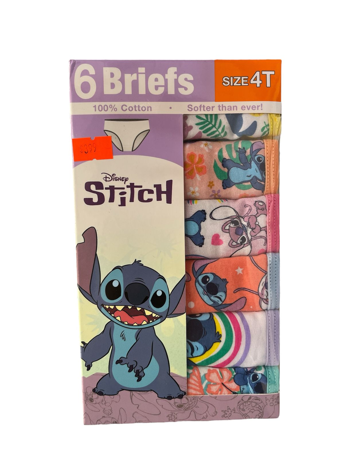 6 calzoncitos Stitch