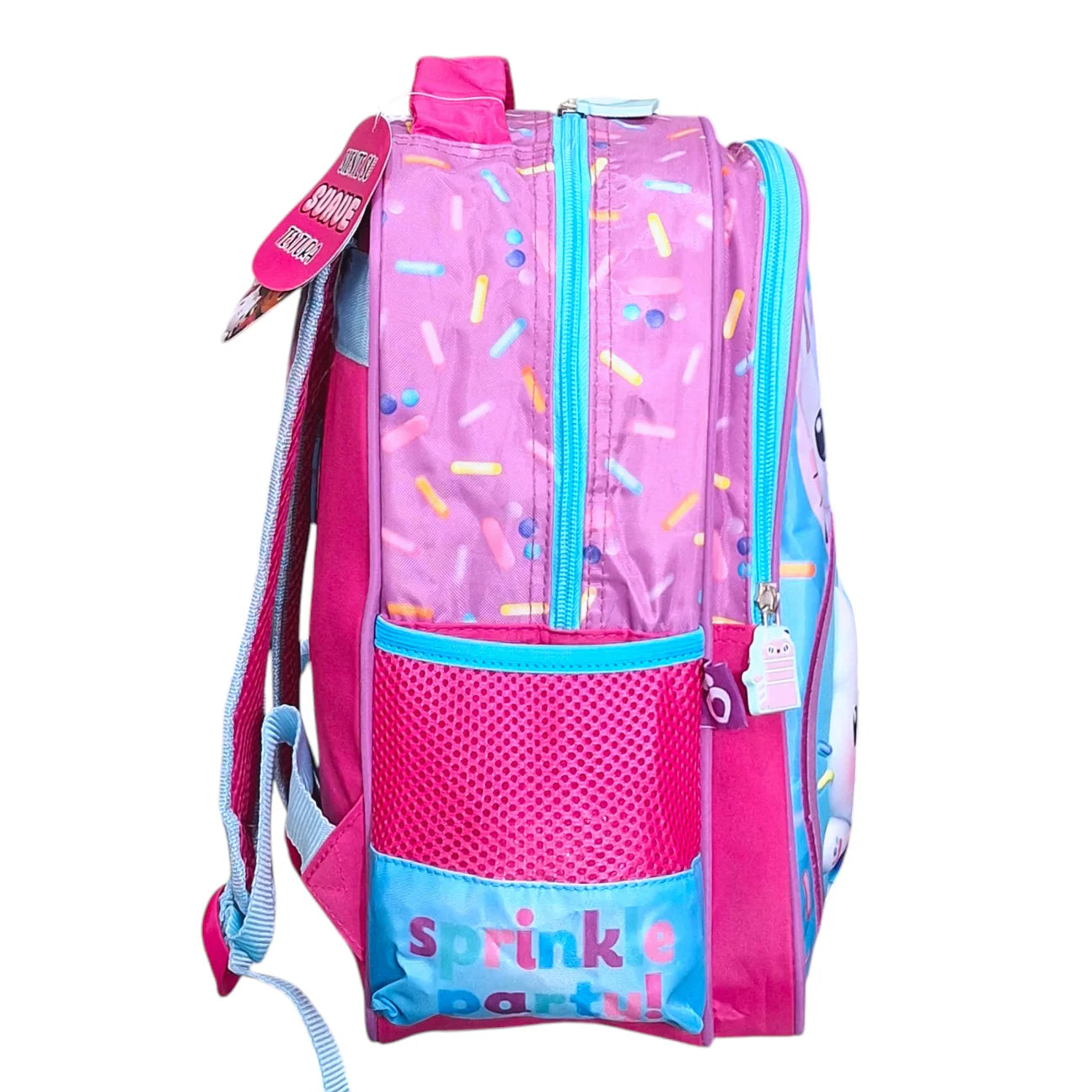 Mochila Chica Kinder La Casa de Gabby dollhouse cupcake