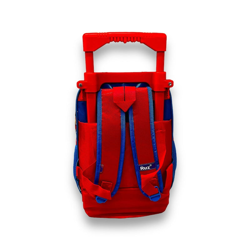 Mochila Ruedas Preescolar Kinder Ruz Disney Cars Rayo