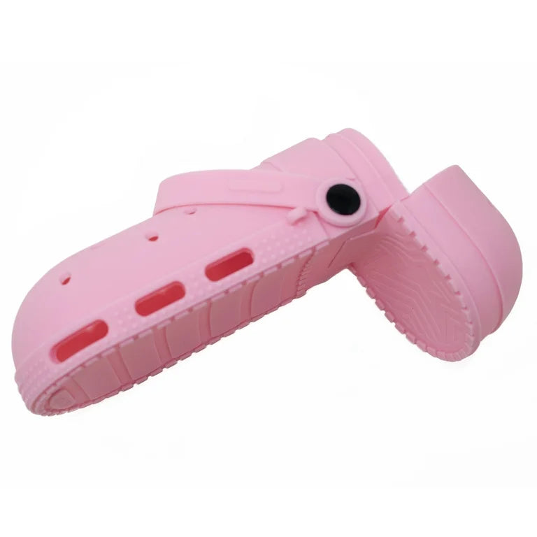 Lapicera silicón tipo croc ROSA