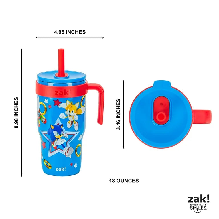 Termo sonic acero inox popote antiderrames 18oz
