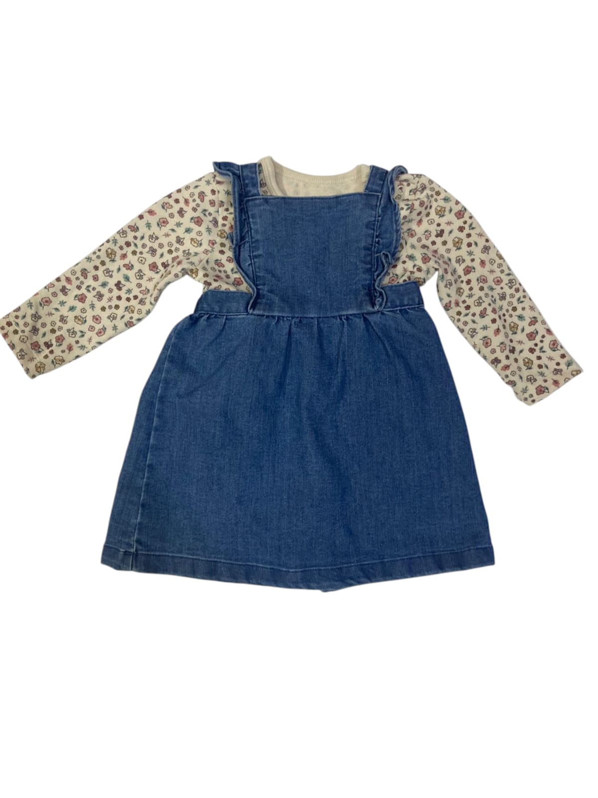 Conjunto mezclilla + malla