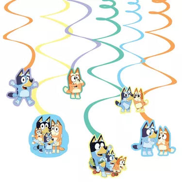Bluey remolinos decoración