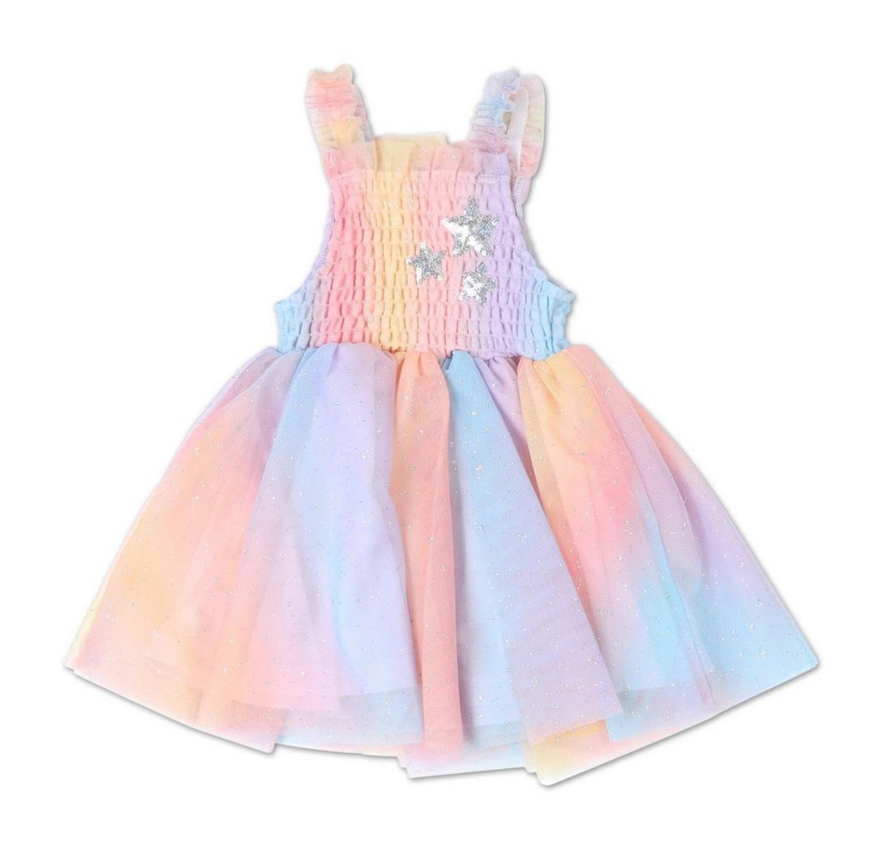 Vestido Estilo Arcoíris con glitter