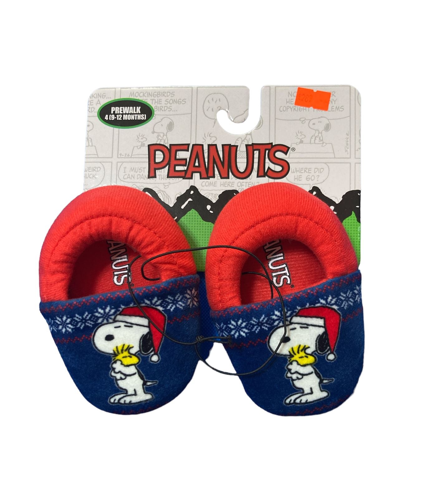 Pantuflas Navideñas peanuts