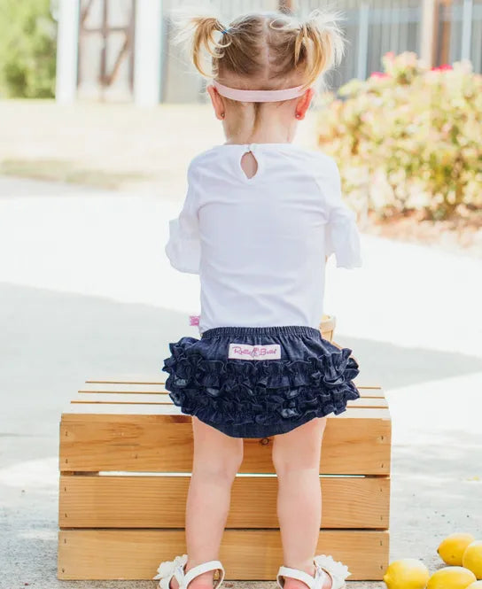 Bloomer cubrepañal mezclilla obscuro