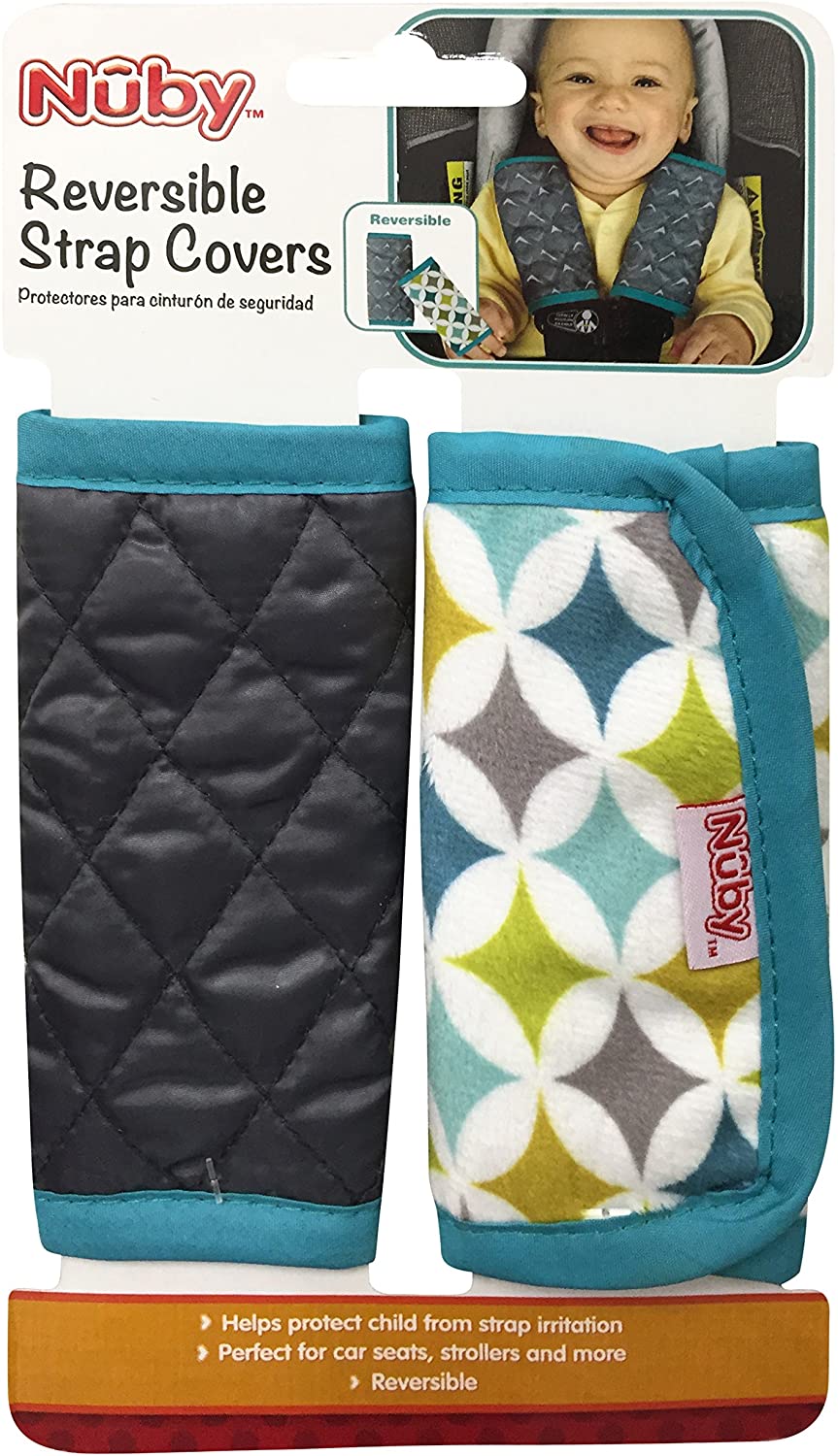 Cubrecorreas reversibles Nuby Verdes
