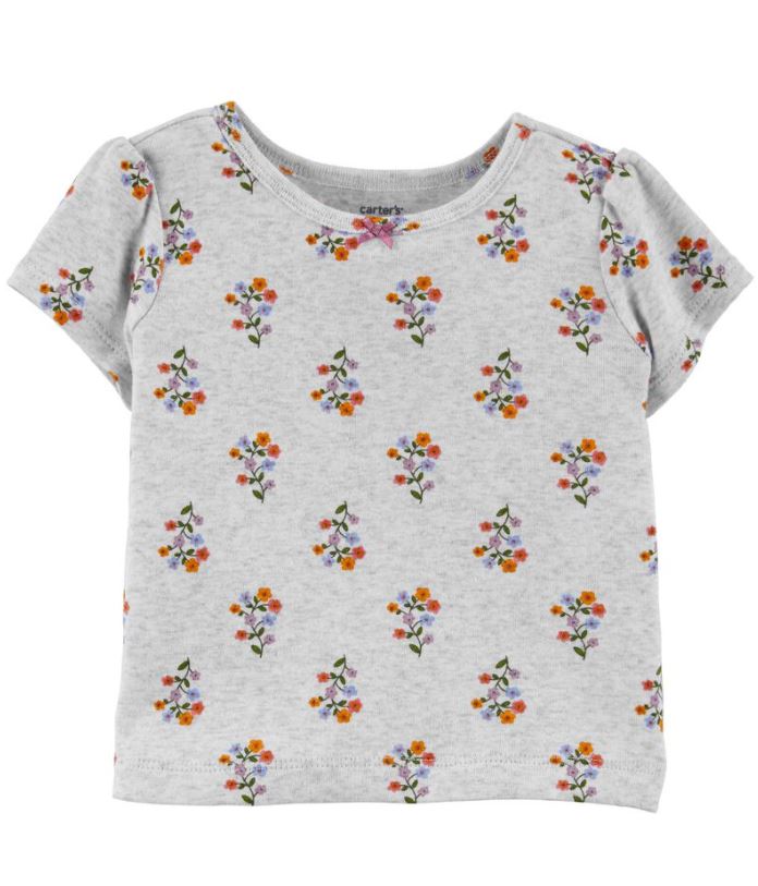 Conjunto camiseta floral y pantalón corto