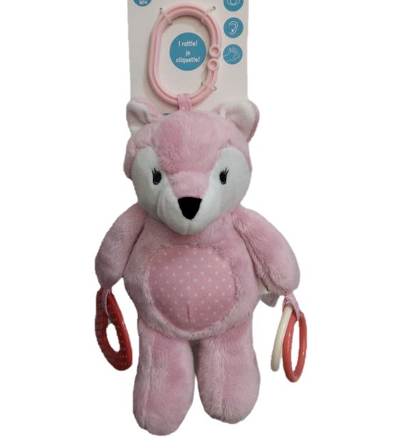 Juguete de actividades Zorrito Rosa
