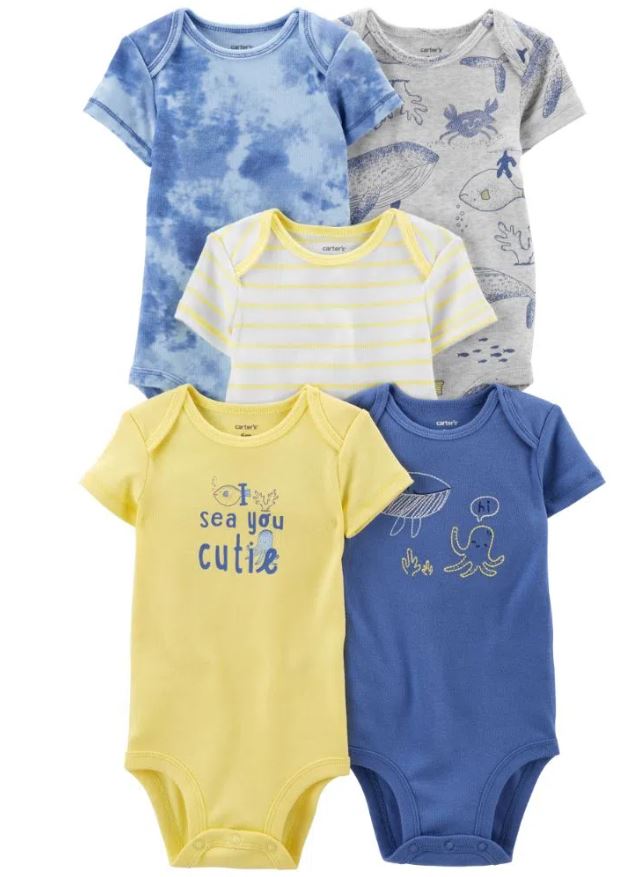 Set 5 Pañaleros Estampado Tie Dye