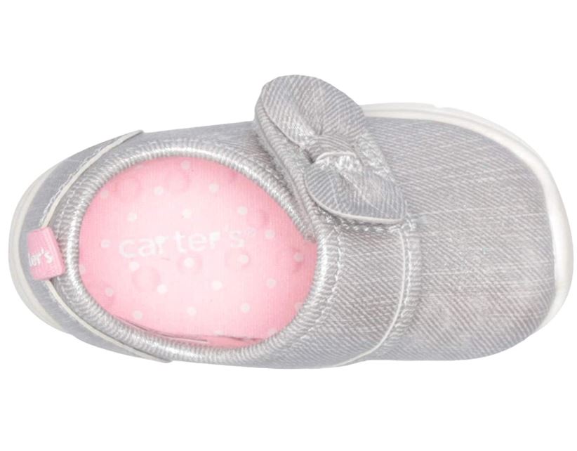 Tenis Plateados con moño Carter´s