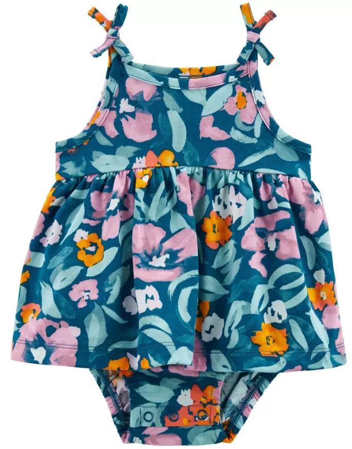 Vestido Floral verde