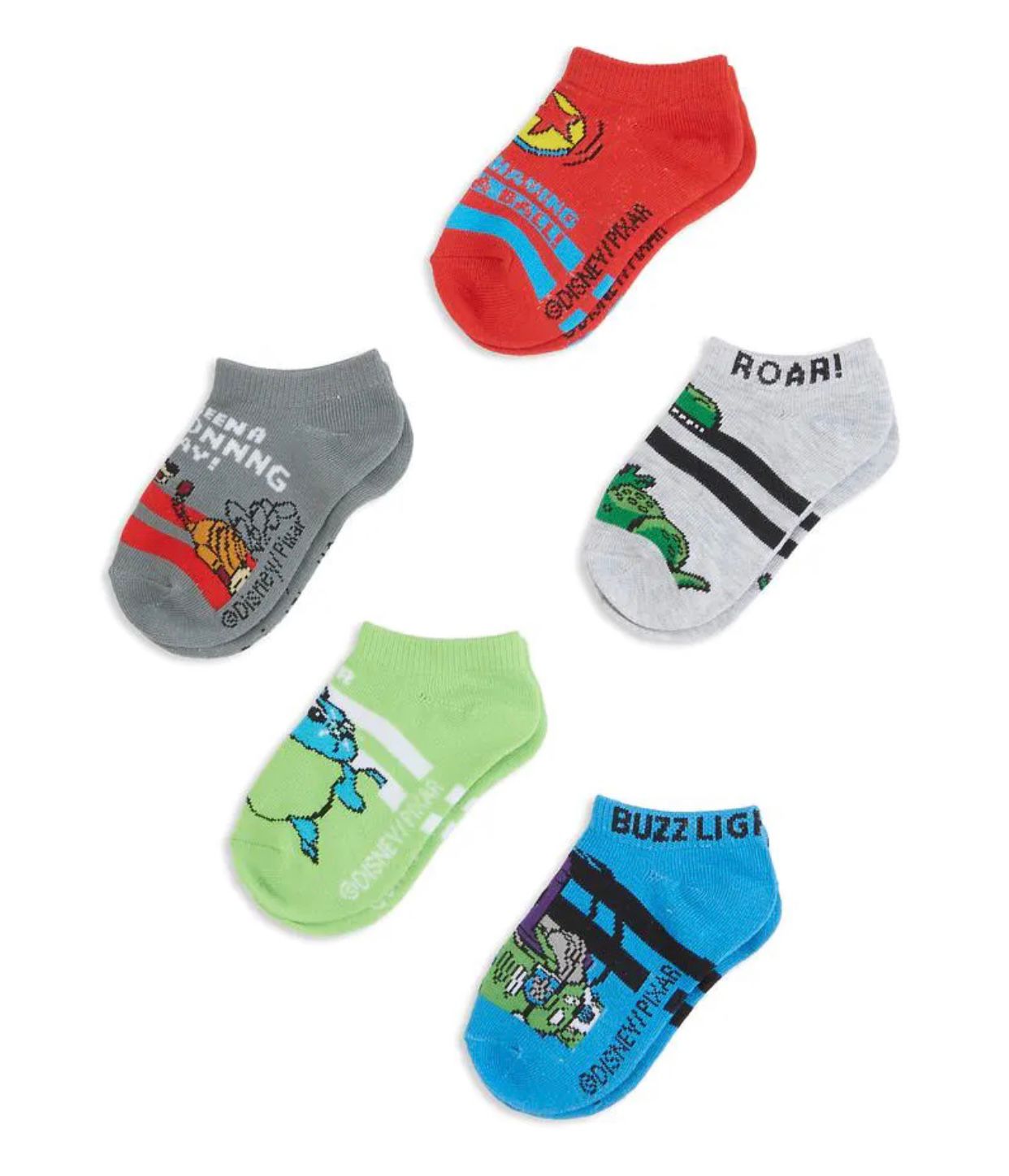 5 pares de calcetas toy story