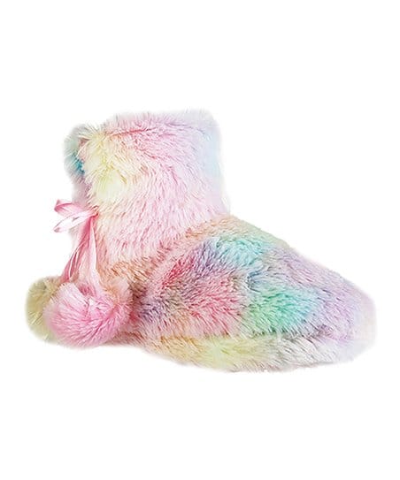 Pantuflas Rosas Estilo Tie-dye