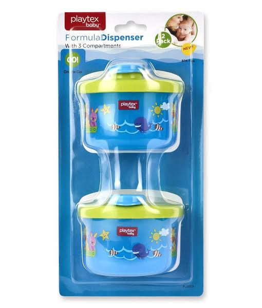 2 dispensadores para formula azul