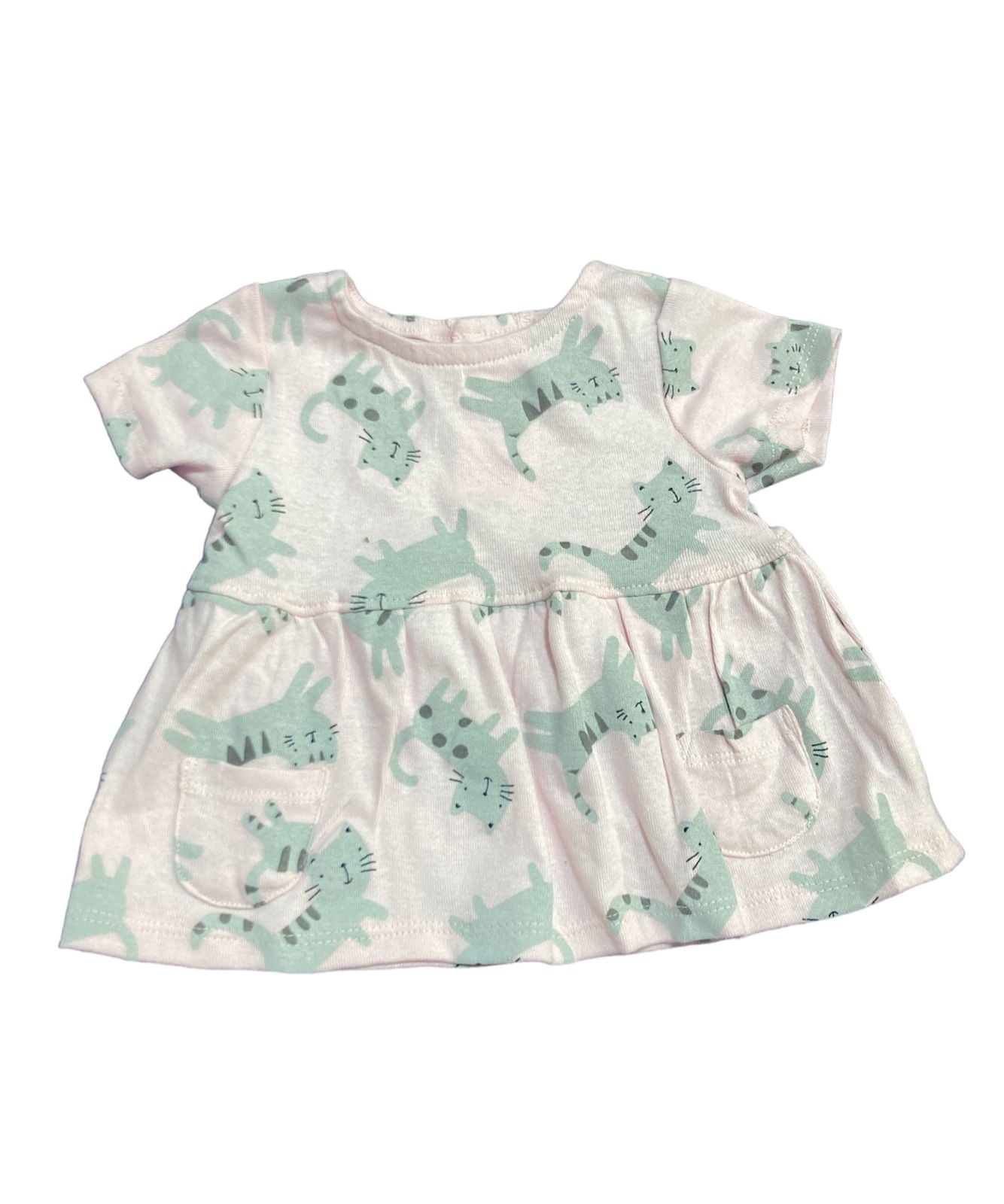 Vestido rosa estilo gatitos