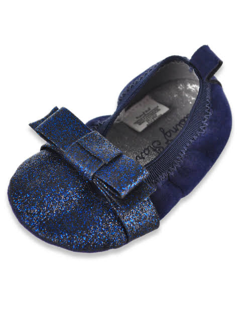 Zapato glitter azul