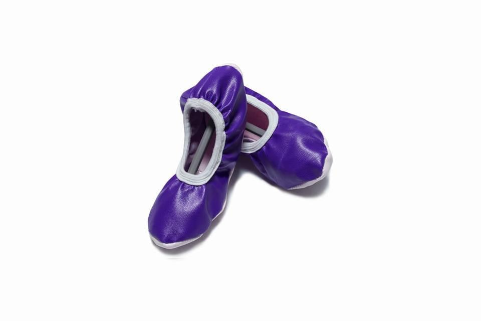 Babuchas balerinas Morado Uva