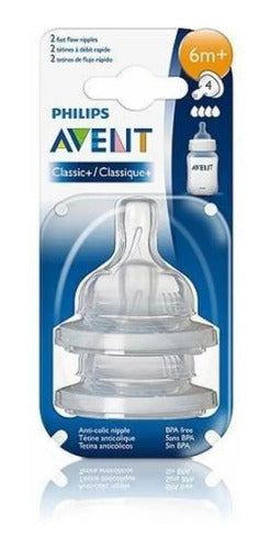 Tetina Clasica 6m+ Avent nivel 4