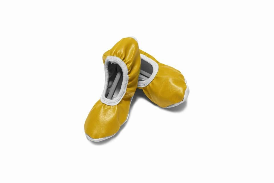 Babuchas balerinas mostaza amarillo