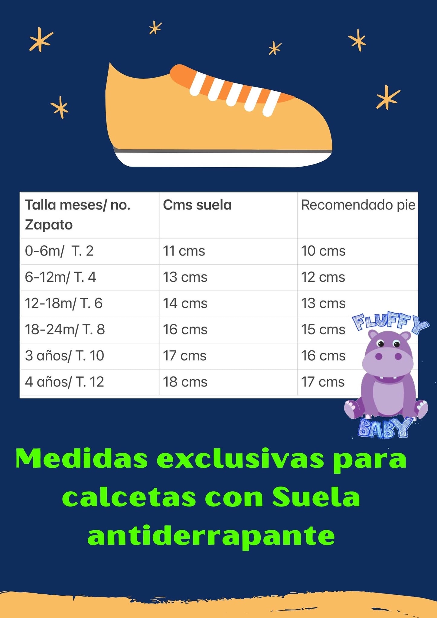 Calcetas antiderrapantes azul/celeste