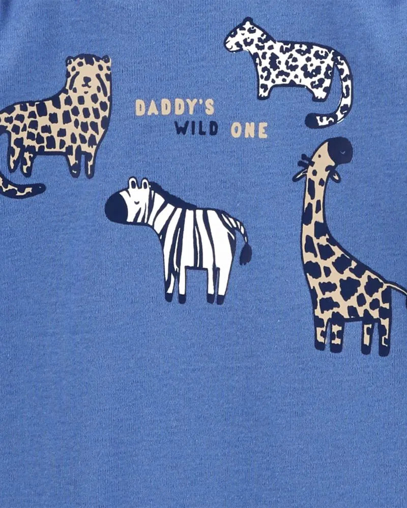 5 pañaleros Daddy wild one azul MC