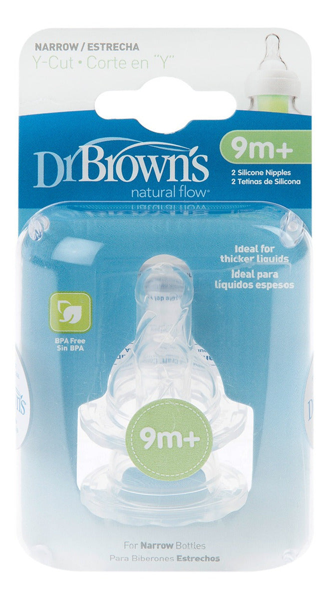 Tetina Nivel 4- Corte Y- Dr Brown- Estrecha