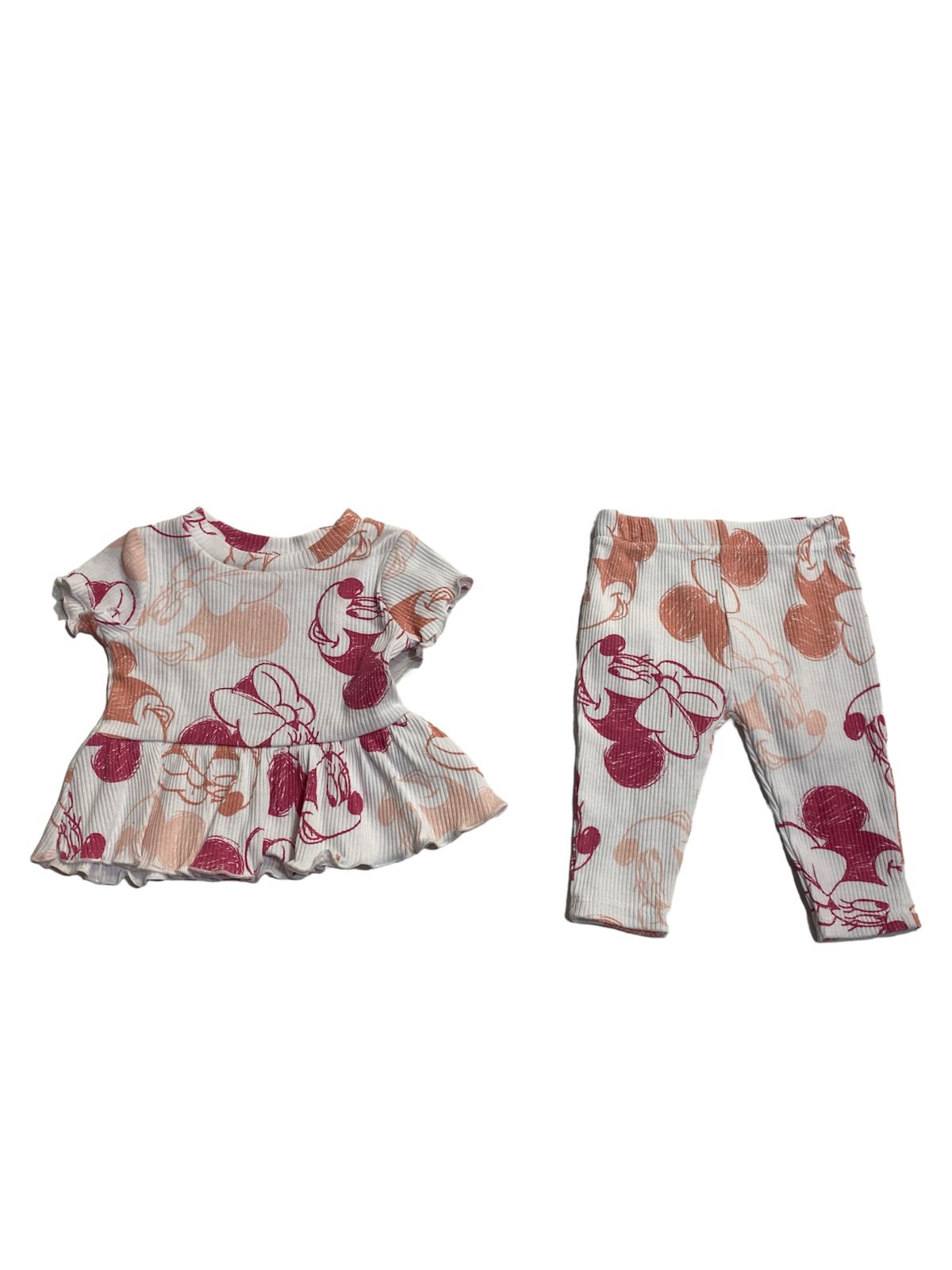 Conjunto Minnie Mouse Rosa MC