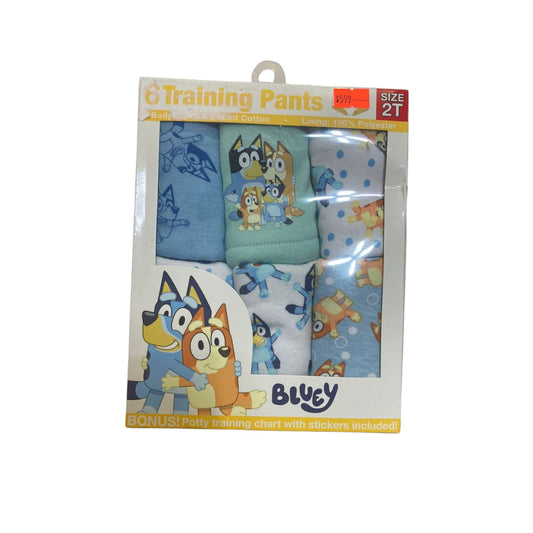 6 calzoncitos entrenadores Bluey