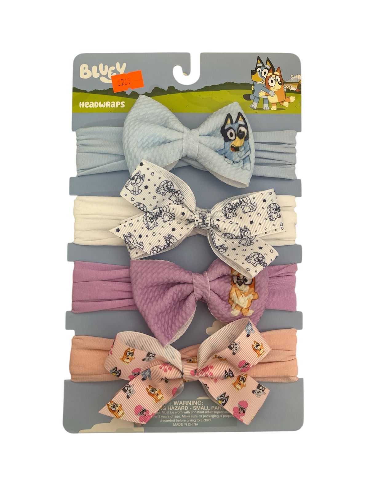 4 pack banditas Bluey