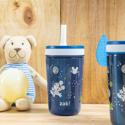 Vaso con popote antiderrame 15oz Mickey Mouse