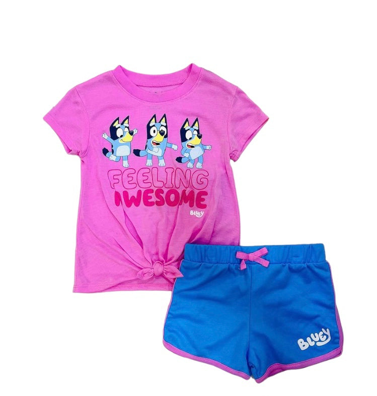 Conjunto Bluey Rosa