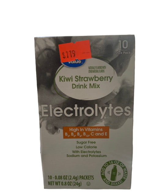 10 pack electrolitos kiwi-fresa Great value