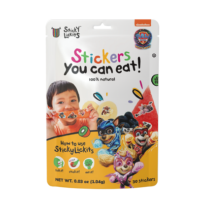 30 pack stickers comestibles Paw patrol