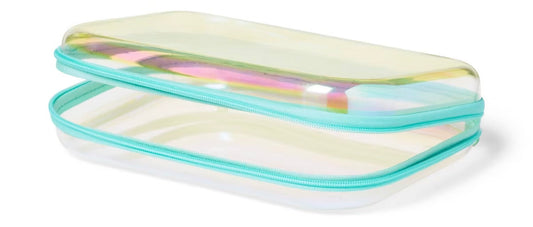Estuche rigido verde tornasol