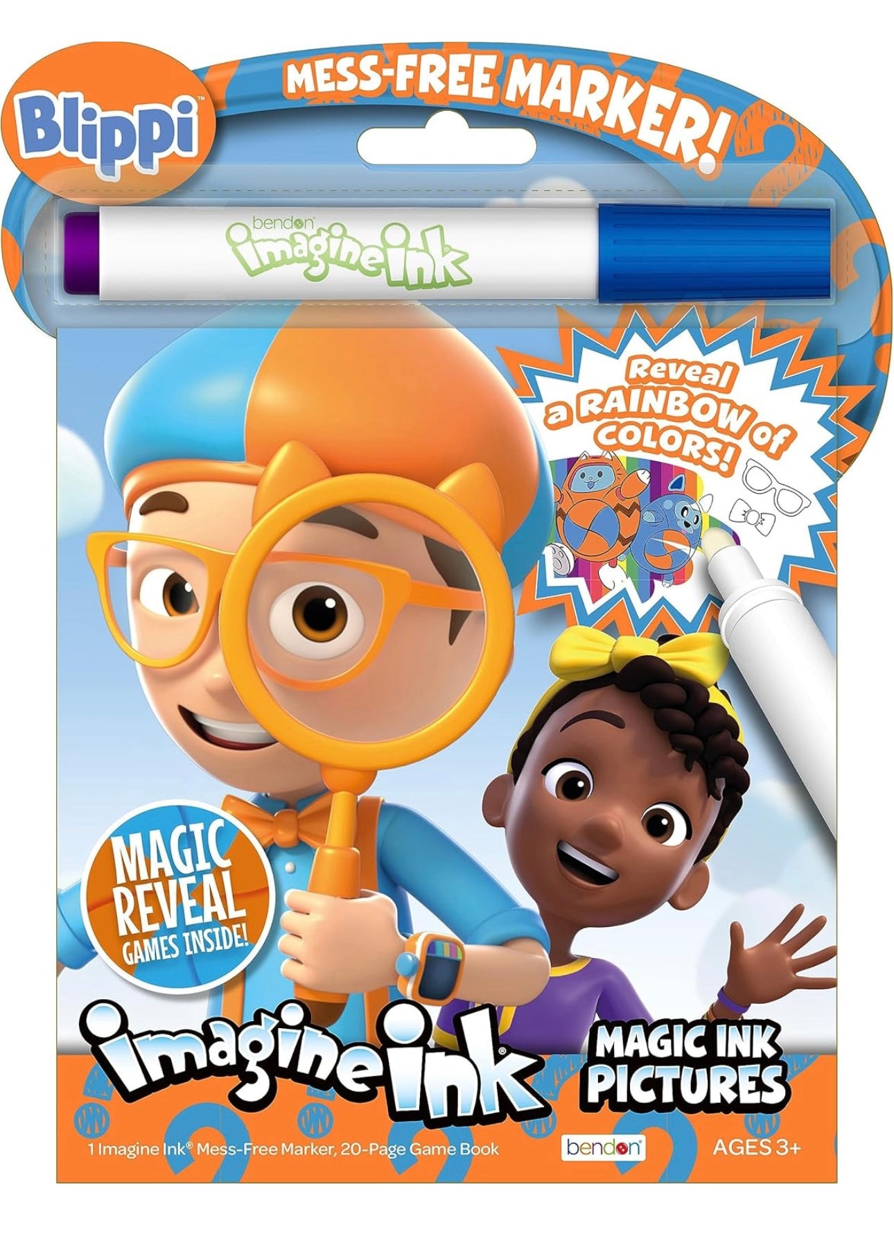 Libro Imagine ink Blippi