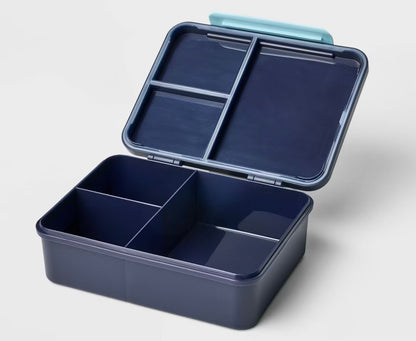 Bento box lonchera dinosaurios azul marino