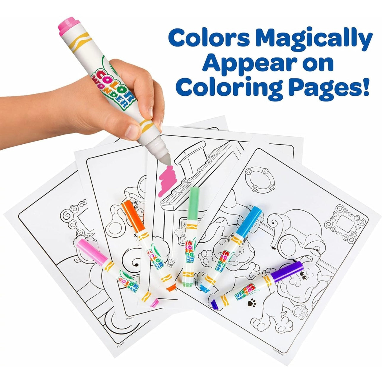 Crayola coloring pistas de blue