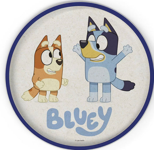 2 platos bamboo Bluey