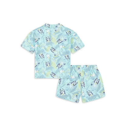 Bluey conjunto playero verde