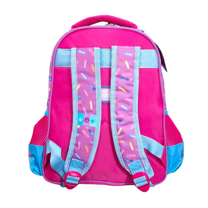 Mochila Chica Kinder La Casa de Gabby dollhouse cupcake