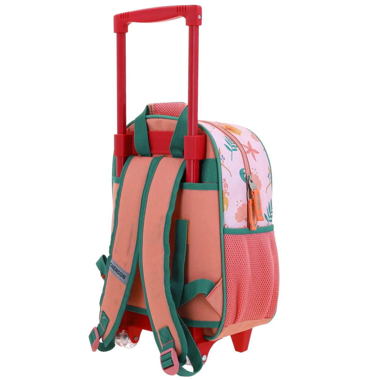 Mochila carrito rueditas princesas mediana