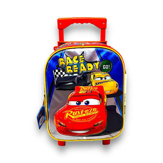 Mochila Ruedas Preescolar Kinder Ruz Disney Cars Rayo